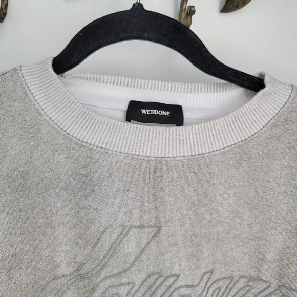 Welldone gray sweatshirt with reflective logo - Picture 11 of 15